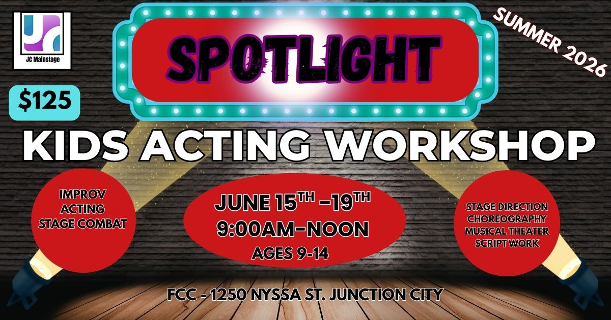 Spotlight Kids Acting Workshop — Summer 2026 at FCC Junction City