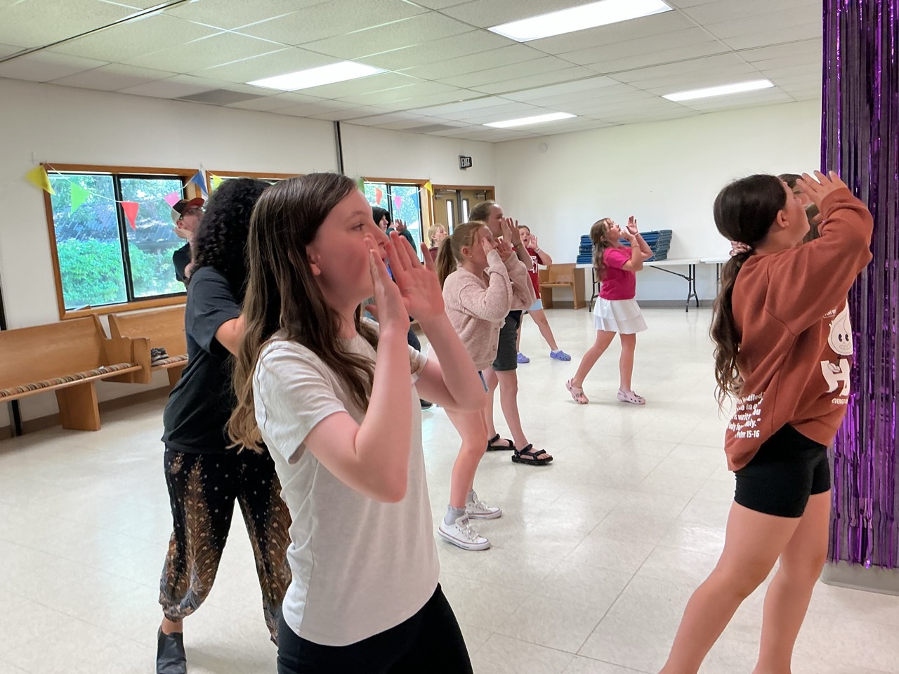Choir rehearsal — Annual Kids Workshop, The JC Mainstage